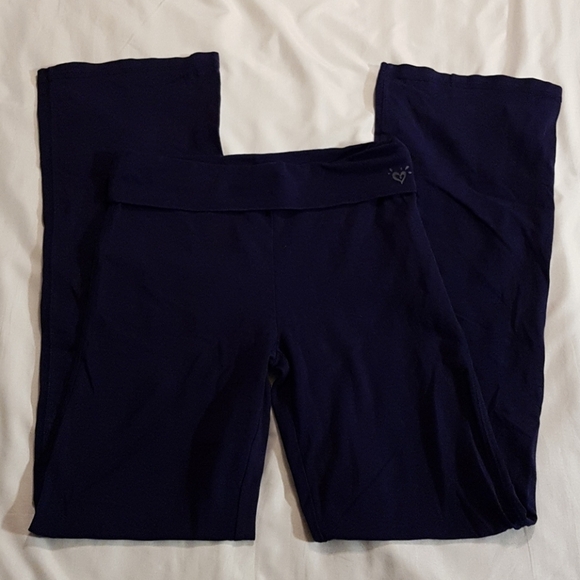 Justice girls size 14 Dark blue yoga pants - Picture 1 of 4